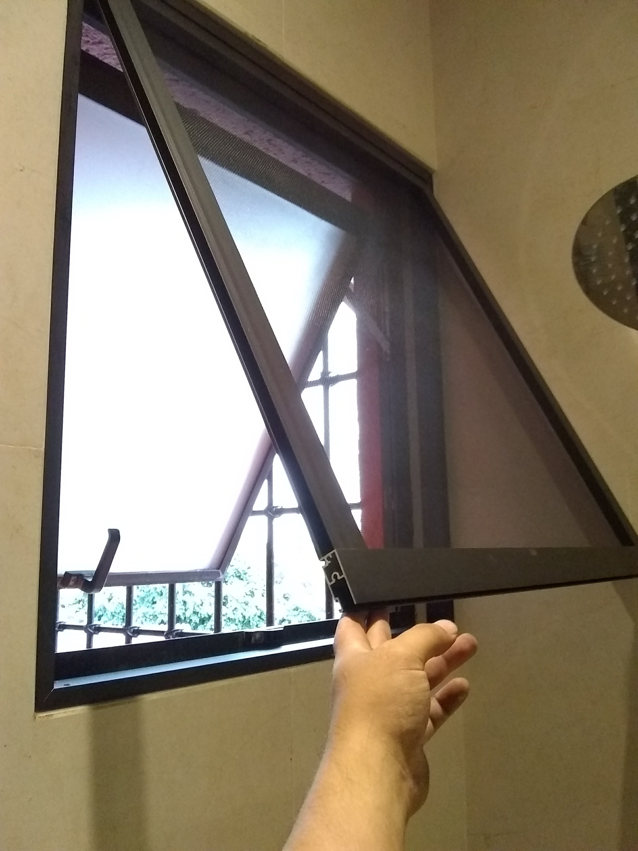 Ventana y mosquitero